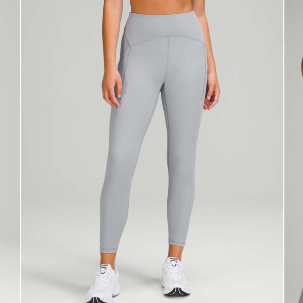 Lululemon leggings Power Thru High-Rise Tight 25"
Rhino Grey